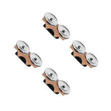 4Pièces Accessoires Percussion Mini Bois Et Métal Pour Guitaristes