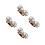 4Pièces Accessoires Percussion Mini Bois Et Métal Pour Guitaristes 1