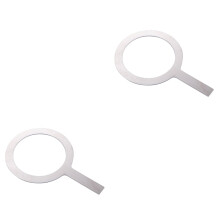 2Pièces Anneaux Protecteurs En Acier Inoxydable Gris, Usage Cuisine