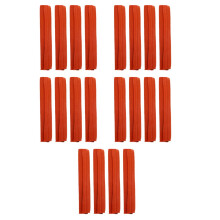 20Pièces Doublures Casque Coton Orange Bande Anti-Sueur Résistante
