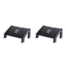 2Pièces Ergonomique Pédicure Massage Pieds En ABS Noir
