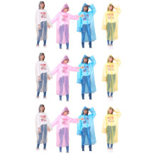 12Pièces Jetable Adulte, Poncho Avec Capuche, Résistant