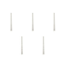 5Pièces Rails Flexibles En Plastique Ivoire Pour Village De Train DIY