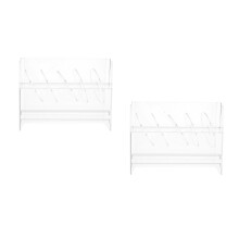 2Pièces Porte-Étiquettes Transparent Organisateur