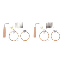 2Ensembles Kit Lyre Harpe Cordes Et Clés Accessoires Métal