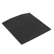 Coussin Mousse Dense Noir Support Affaissement