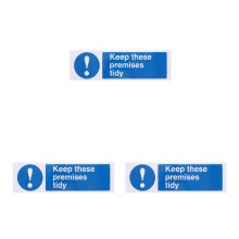 3Pièces Étiquettes Auto-Adhésives Acryliques De Pour Bureaux