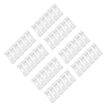48Pièces Clips Blancs En Métal Pour Stores Verticaux, Solution