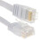 kenable FLAT CAT6 Ethernet LAN Patch Cable Low Profile GIGABIT RJ45   0.3m WHITE 1