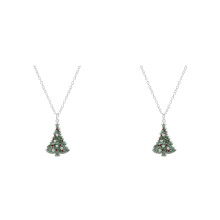 2Pièces Ornements Suspendus Arbre De Noël Auto Alliage Multi Couleurs