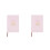 2Pcs Pink Meeting Notebook for Work with Daily Page Layout 1