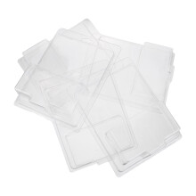 6Pièces Vitrine Plastique Transparent Rangement Voitures Jouets Murale