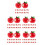 100Pièces Punaises Décoratives Rouges Forme Fruit Pour Notes Et Photos 1
