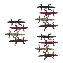 12Pièces Bracelets Slap Animaux Enfant Bois Souple Fête