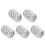 15Pièces Pan Aluminium Pour Palette DIY Argent Résistant 1