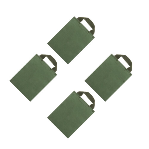 4Pcs Olive Green Yoga Sandbag Set Durable Canvas Handle for Training