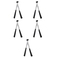 5Paires Balais Nylon Percussion Jazz Batterie Accessoire Noir