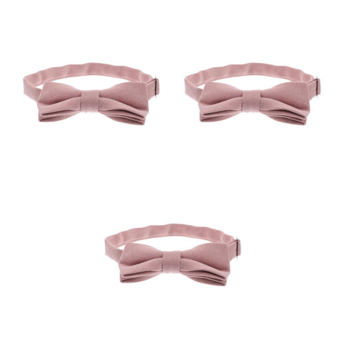 3Pièces Nœuds Coton Rose Ajustables Pour Enfants Polyvalents