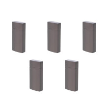 5Pièces Coque Métal Briquet Noire Étui Vintage Étanche Usage
