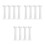 12Pièces Colonnes Romaines Blanches Support Gâteau Mariage Vintage 1