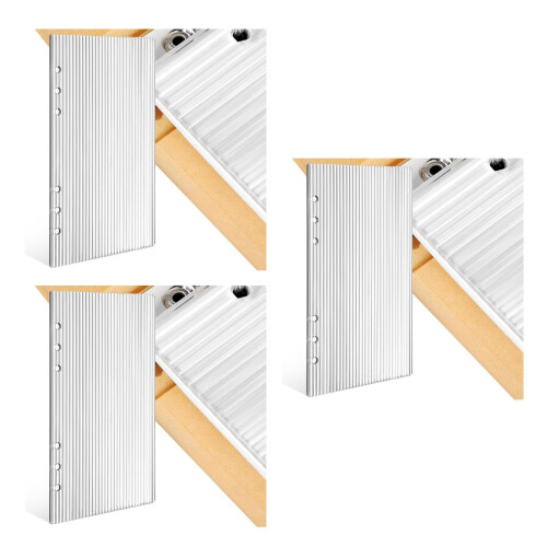 3Pièces Étui Organiseur Transparent Pour Planner A5