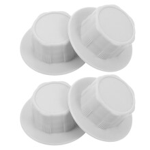 4St Witte Plastic Schroefkappen Voor Glijbanen Kinderspeelgoed