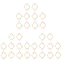 30Pièces En Bois Beige Pour Bricolage Manualités Solides