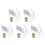 500Pcs Portable Mini Clear Plastic Spoons for Dessert and Sampling 1