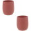 2Pièces Réutilisable Silicone Bébé Rouge Température 1
