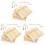 300Pièces Ustensiles Bois Beige Usage Cuisine Barbecue 1