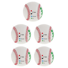5Pcs 9Inch Soft Baseballs for Kids Safe Practice and Batting Training