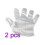 40Paquets Accessoires Main Jetables Blancs Protection Hygiène Cuisine 1