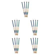 10Pairs Professional Drum Rods for Jazz Drum Brushes with Sponge Grip