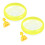 Roue De Sport Jaune Pour Hamster Souris Petits Rongeurs 1