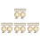 72Pièces Mini Cercles À Broder Bois Beige Pour Accessoires DIY 1