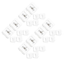 24Pièces Clips Porte Puppy Pad Mural Transparent En ABS Adhésif