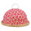 1Ensemble Panier En Rotin Rouge Couvercle Pour Pâtisseries 1