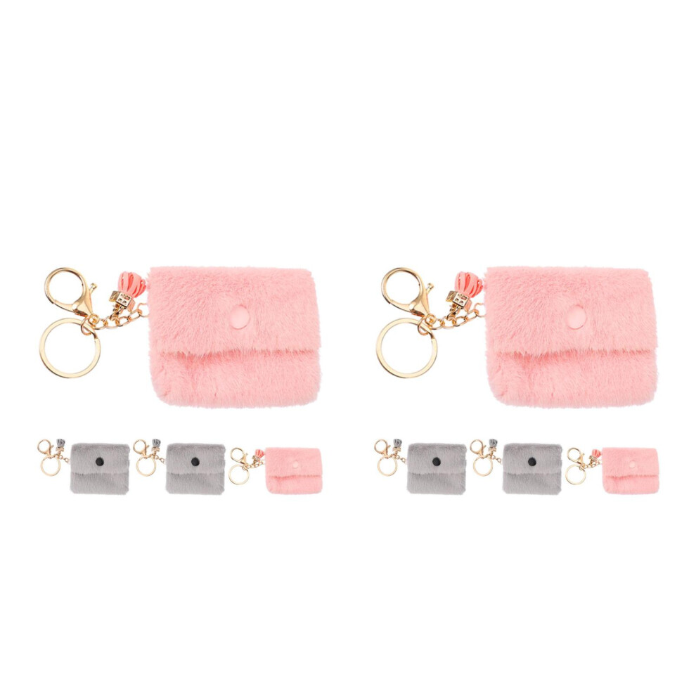 8St Mini Wallet Sleutelhanger Kleuren Draagbare Polyester-image