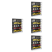 4Stk Schwarze Acryl Schaukasten Stabil Für Kleine Figuren Und Modelle