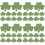 4Sets Blatt- -Cutouts Für Kreative Wandgestaltung 7