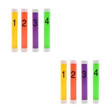 4Sets Assorted Color Plastic Diving Stick Toys Kids Swimming Pool Fun
