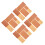 128Pcs Copper Orange Perfboard Single Side for Home Circuit DIY 1