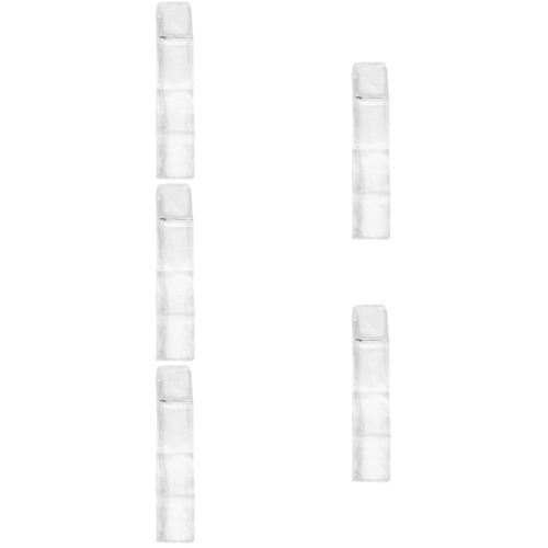 5Pcs Clear Erhu Carrying Bag Practical Pc Storage and Music Case