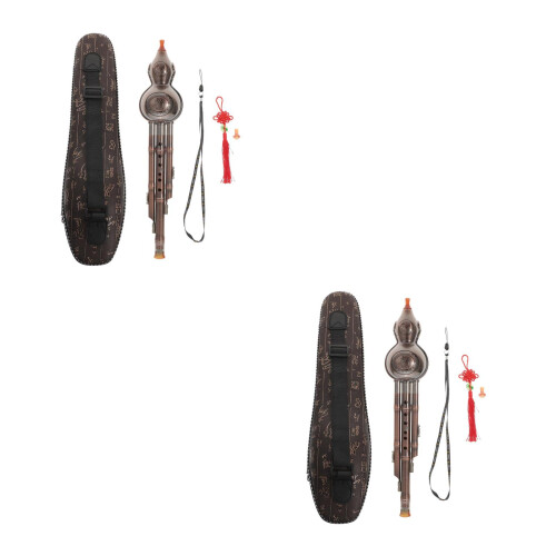 2Sets PP Chinese Cucurbit Flute for Playing Beginners