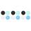 12Pièces Support Air Tracker Silicone Pour Vêtements Et 5