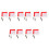 20Pcs Assorted Color Referee Flags Stainless Steel for Traffic Control 6