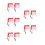 20Pcs Assorted Color Referee Flags Stainless Steel for Traffic Control 7