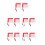 20Pcs Assorted Color Referee Flags Stainless Steel for Traffic Control 9