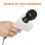 8Pcs Triangular ABS Microphone Logo Station Flags White for Interviews 6
