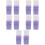 2000Pièces Lingettes Ongles Et Extensions Cils Violet Nettoyage 9